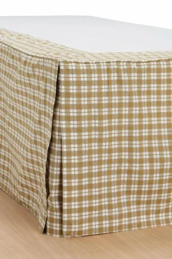 Ellos Home Sengekappe Sonneli Check i bomuld højde 52 cm^ Sengekapper