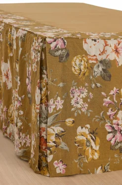 Outlet Home Sengekappe Candice Rose i vasket linned 60 cm Sengekapper