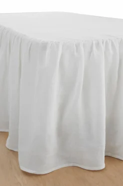 Ellos Home Sengekappe Candice i vasket hør 60 cm^ Sengekapper