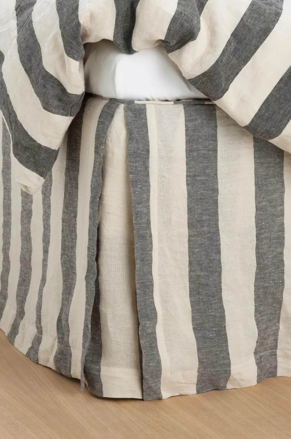 Ellos Home Sengekappe Candice Block Stripe i bomuld højde 52 cm^ Sengekapper