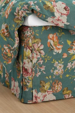 Home Sengekappe Candice Rose i vasket linned 52 cm Sengekapper