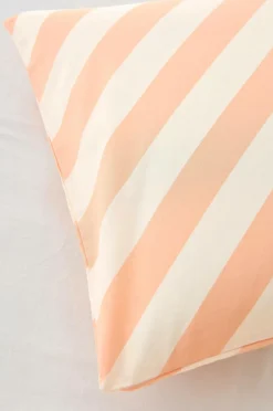 Outlet Home Sengesæt Diagonal Stripe i bomuld 2 dele Dynebetræk|Sengesæt