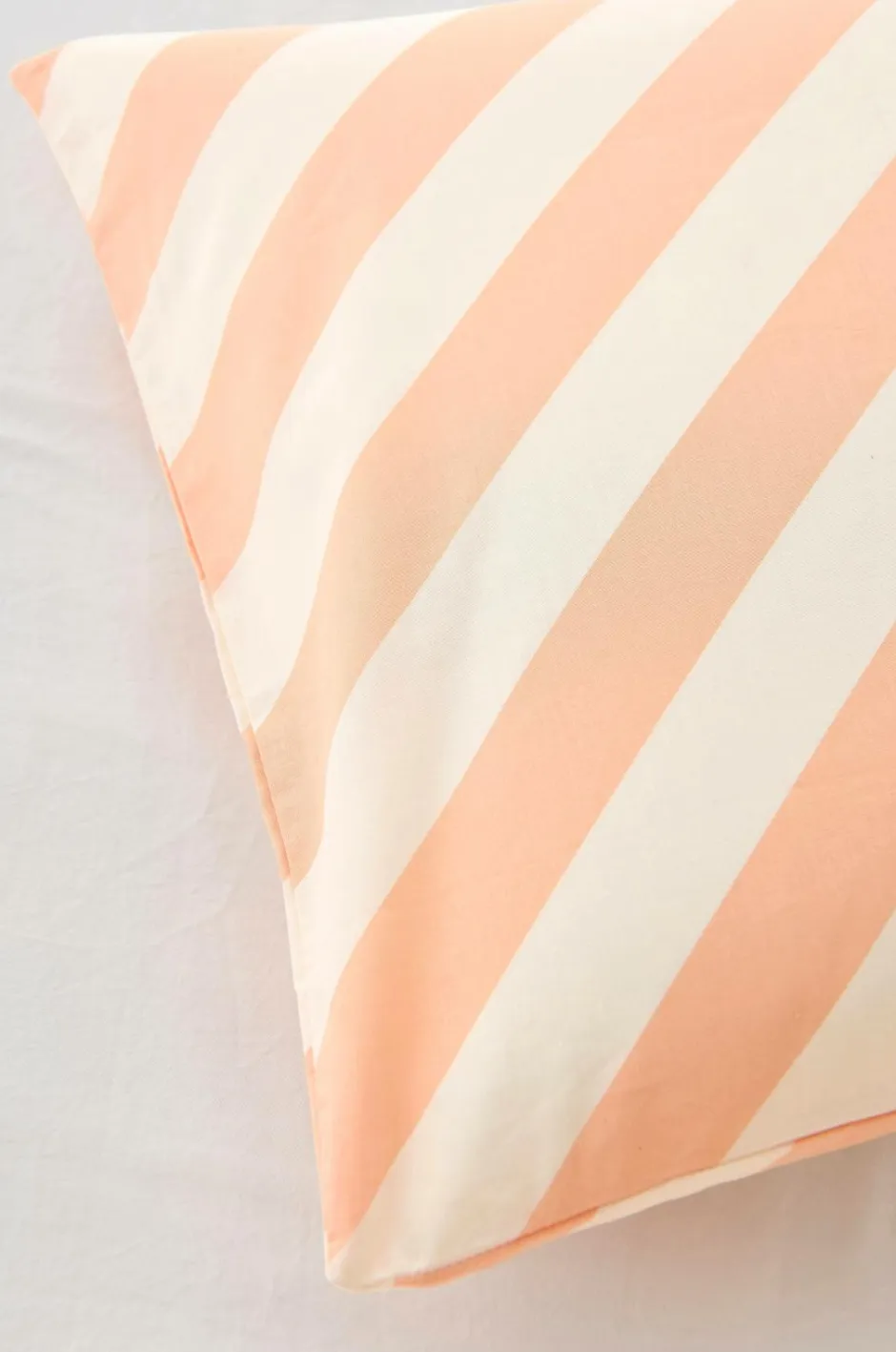 Outlet Home Sengesæt Diagonal Stripe i bomuld 2 dele Dynebetræk|Sengesæt