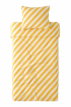 Outlet Home Sengesæt Diagonal Stripe i bomuld 2 dele Dynebetræk|Sengesæt