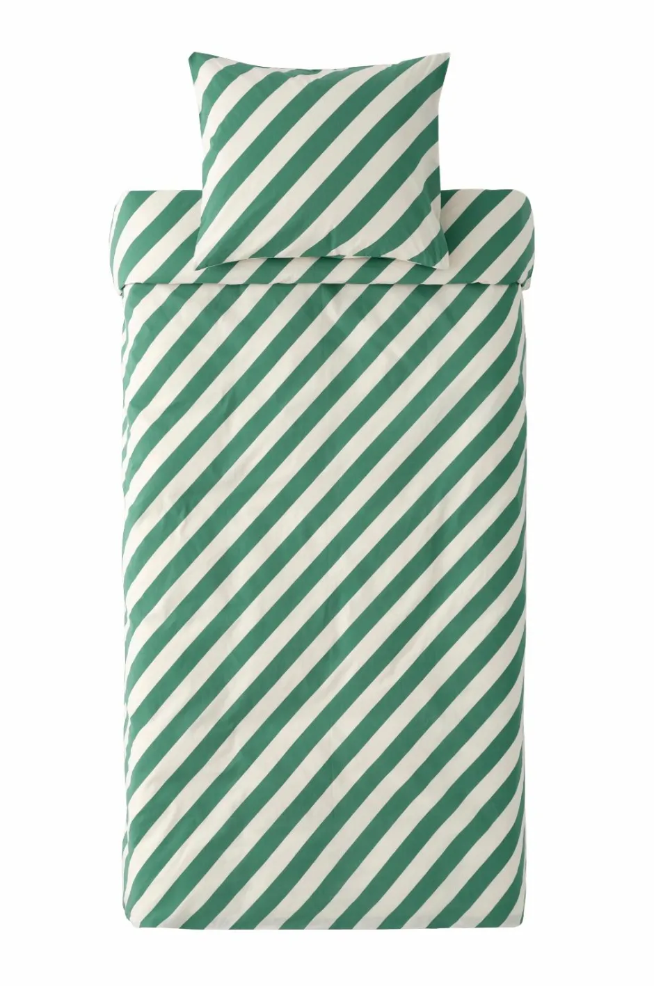 Ellos Home Sengesæt Diagonal Stripe i bomuld 2 dele^ Dynebetræk|Sengesæt