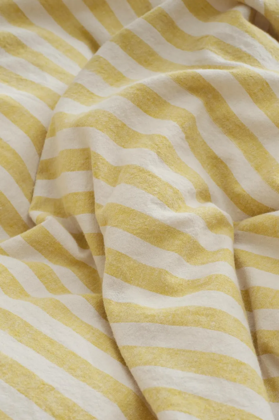 Clearance Home Sengesæt Elly Classic Stripe i genanvendt halvlinned 2 eller 3 stykker Dynebetræk|Sengesæt