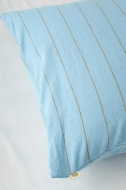 Home Sengesæt Elly Thin Stripe i genanvendt halvlinned 2 eller 3 stykker Dynebetræk|Sengesæt