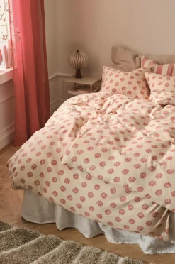 Outlet Home Sengesæt Valerie Shell i bomuldsflannel 2 dele Dynebetræk|Sengesæt