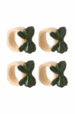 Outlet Home Servietringe Bow 4-pak Borddækning & Servering|Bordtekstiler