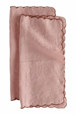 Clearance Home Servietter Malva Scallop 40x40 cm 2-pak Borddækning & Servering|Bordtekstiler
