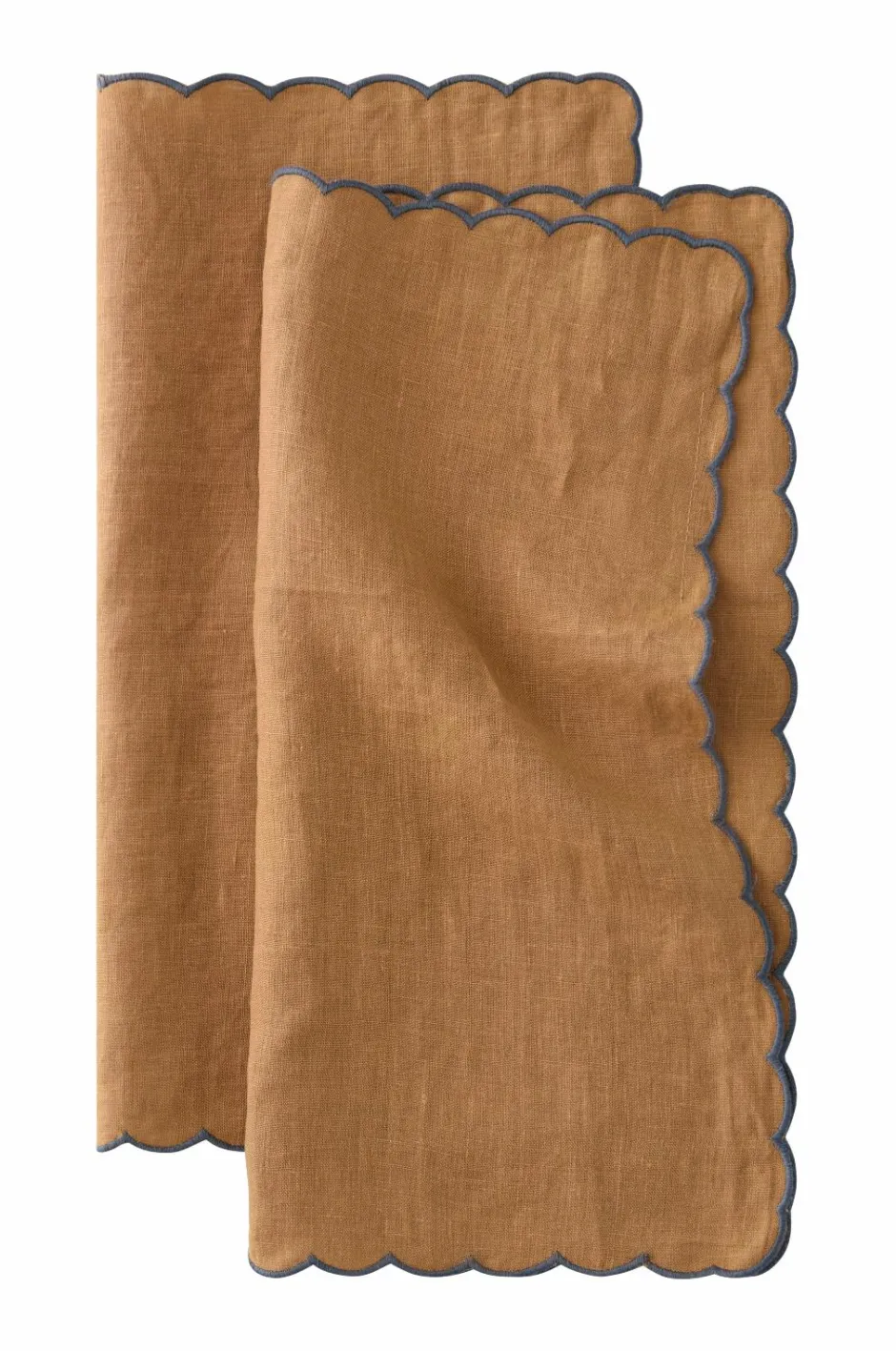 Ellos Home Servietter Malva Scallop 40x40 cm 2-pak^ Borddækning & Servering|Bordtekstiler