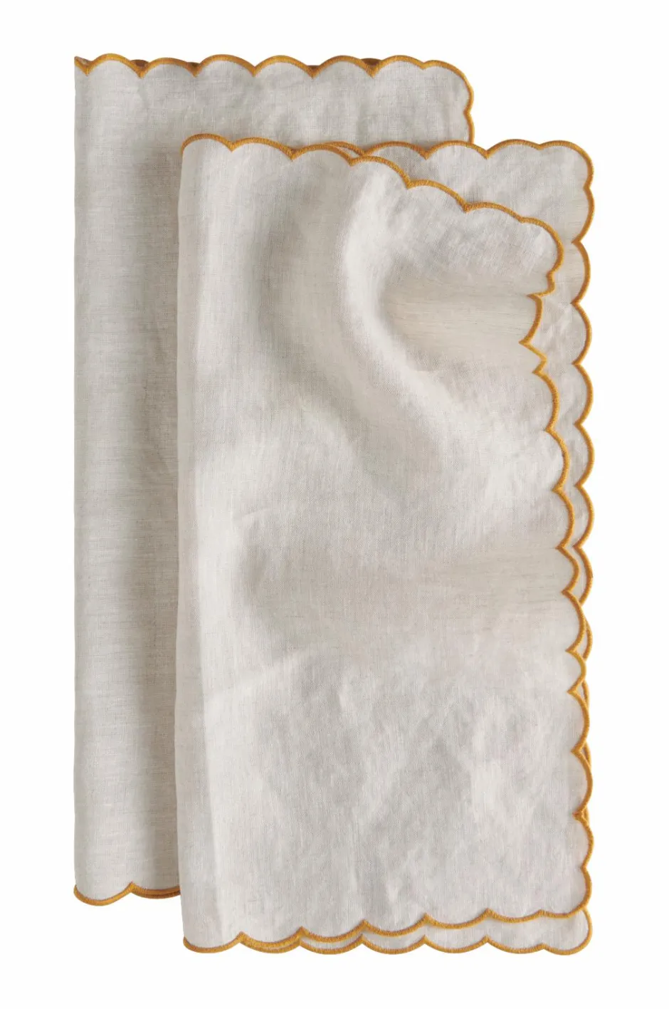 Ellos Home Servietter Malva Scallop 40x40 cm 2-pak^ Borddækning & Servering|Bordtekstiler