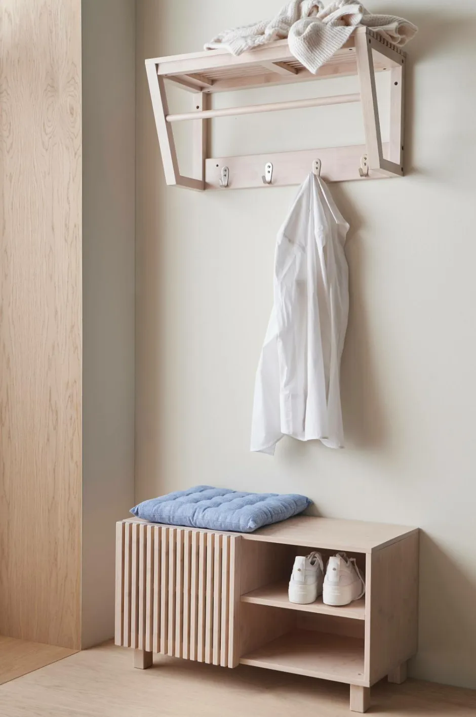 Ellos Home Skab / bænk Stripe^ Reoler Og Opbevaring