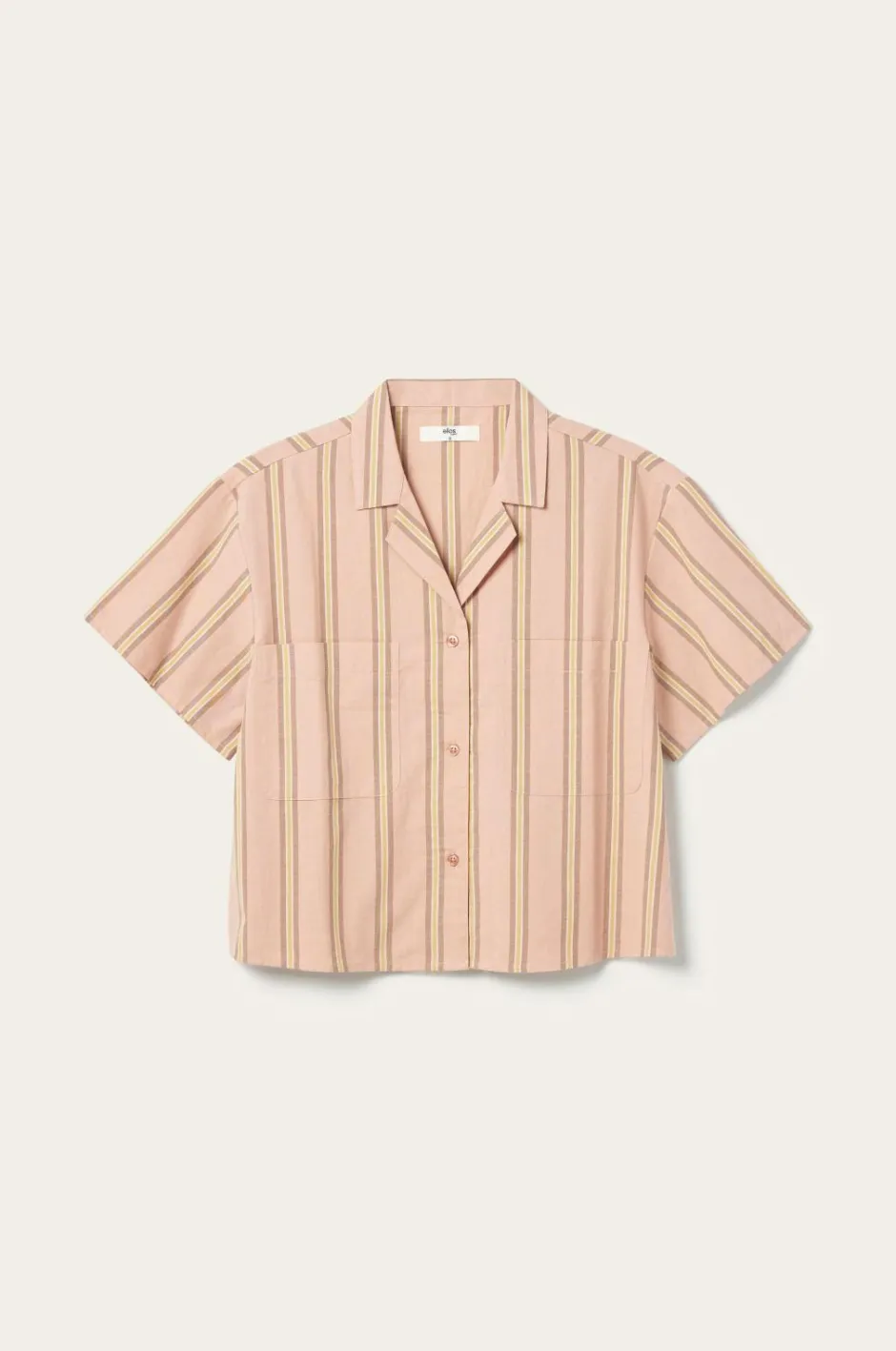 Outlet Home Skjorte Juliette Stripe Camp Collar Homewear