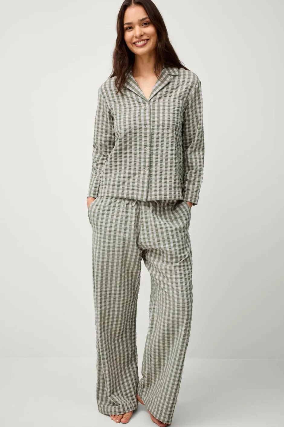 Ellos Home Skjorte Nell Check^ Homewear