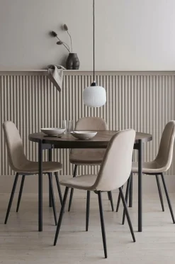 Ellos Home Spisebordssæt Gilda med 1 bord og 4 stole^ Spisegrupper