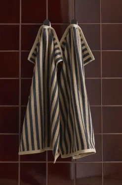 Ellos Home Sæt med frottéhåndklæder Stripe 2 dele^ Badeværelsestekstiler