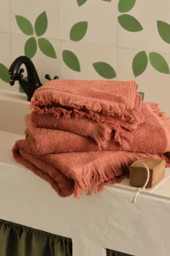 Ellos Home Sæt med frottéhåndklæder Molly 4 dele^ Badeværelsestekstiler
