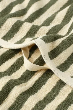 Discount Home Sæt med frottéhåndklæder Stripe 4 dele Badeværelsestekstiler