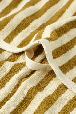 Online Home Sæt med frottéhåndklæder Stripe 2 dele Badeværelsestekstiler