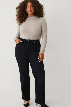 Discount Plus collection Højtaljede jeans med brede ben Dame Jeans