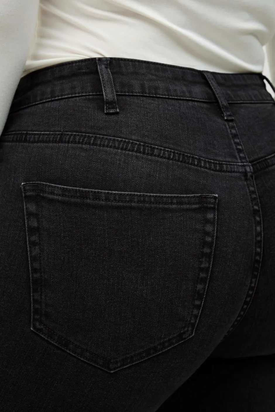 Sale Plus collection Jeans Straight Cropped Dame Jeans