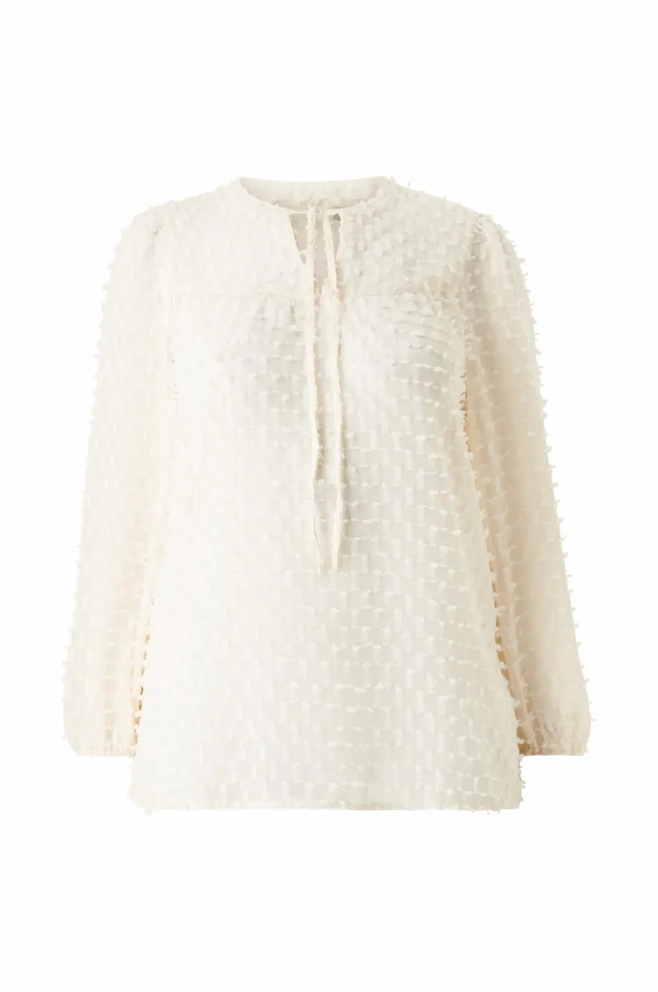 Hot Plus collection Vid bluse med ballonærmer Dame Skjorter & Bluser