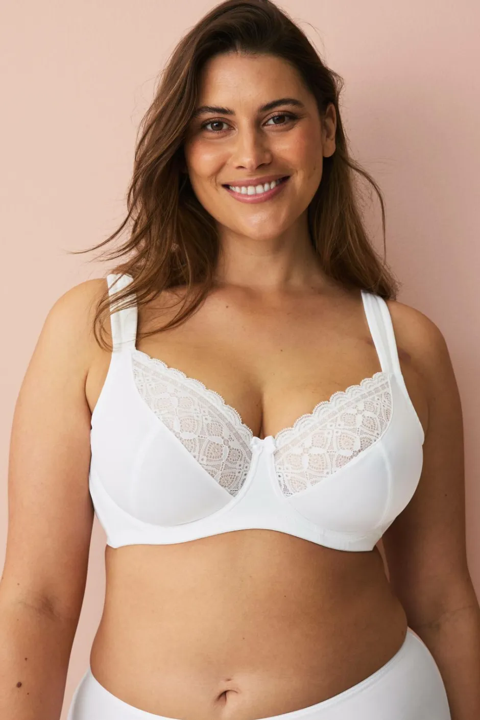 Ellos Plus collection Bøjle-bh med mesh-forede skåle^Dame Bh'Er