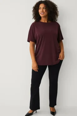 Sale Plus collection Top med brede ærmer Dame Toppe & Tank-Toppe