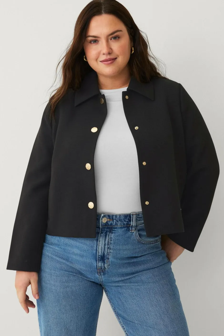 Sale Plus collection Kort forårsjakke Dame Jakker & Frakker