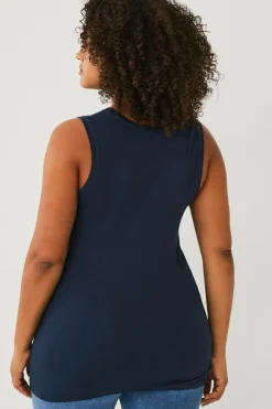 New Plus collection Undertrøje i bomuld/viskose Dame Toppe & Tank-Toppe