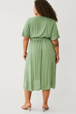 Plus collection Kjole med korte ærmer Dame Kjoler