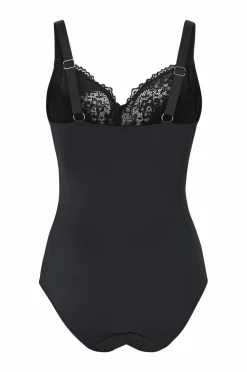 Sale Plus collection Shapingbody med blondedetaljer - medium støtte Dame Shaping