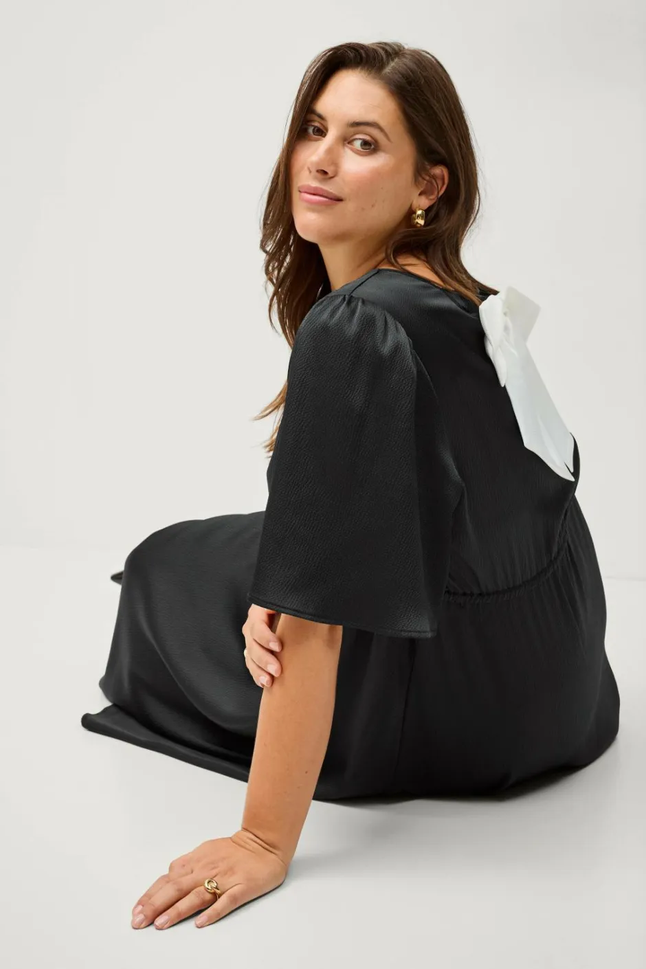 Discount Plus collection Kjole med sløjfe Dame Kjoler