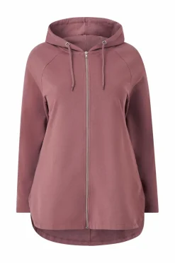 Ellos Plus collection Sweatshirt med hætte og lynlås^Dame Sweatshirts & Hoodies