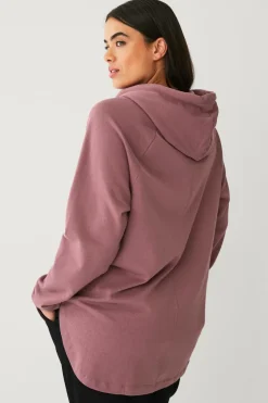 Ellos Plus collection Sweatshirt med hætte og lynlås^Dame Sweatshirts & Hoodies