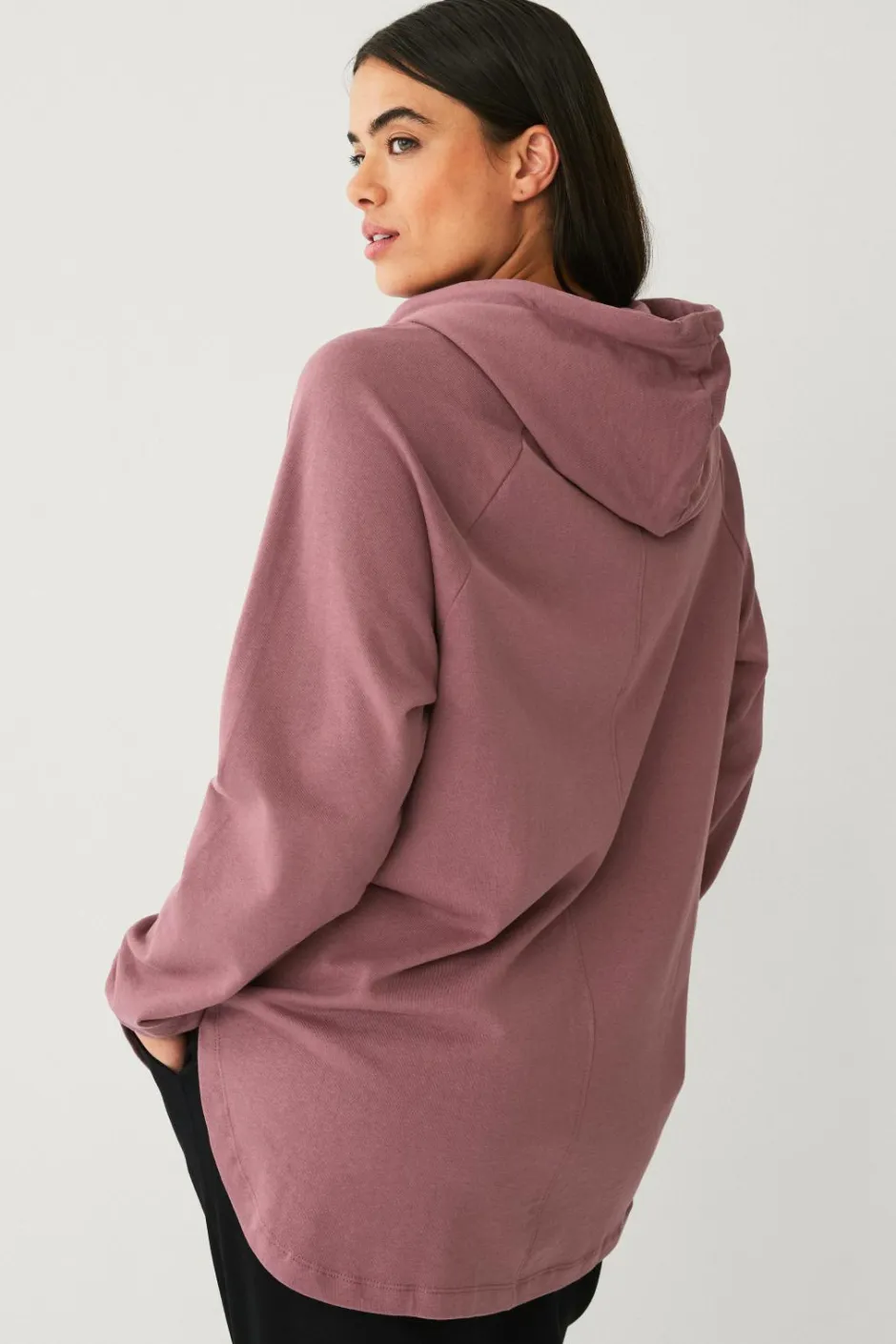 Ellos Plus collection Sweatshirt med hætte og lynlås^Dame Sweatshirts & Hoodies