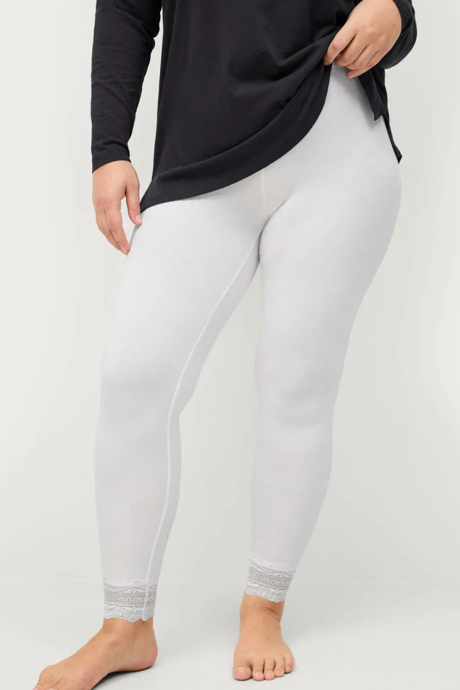 Ellos Plus collection Leggings med en blonde^Dame Tights & Leggings