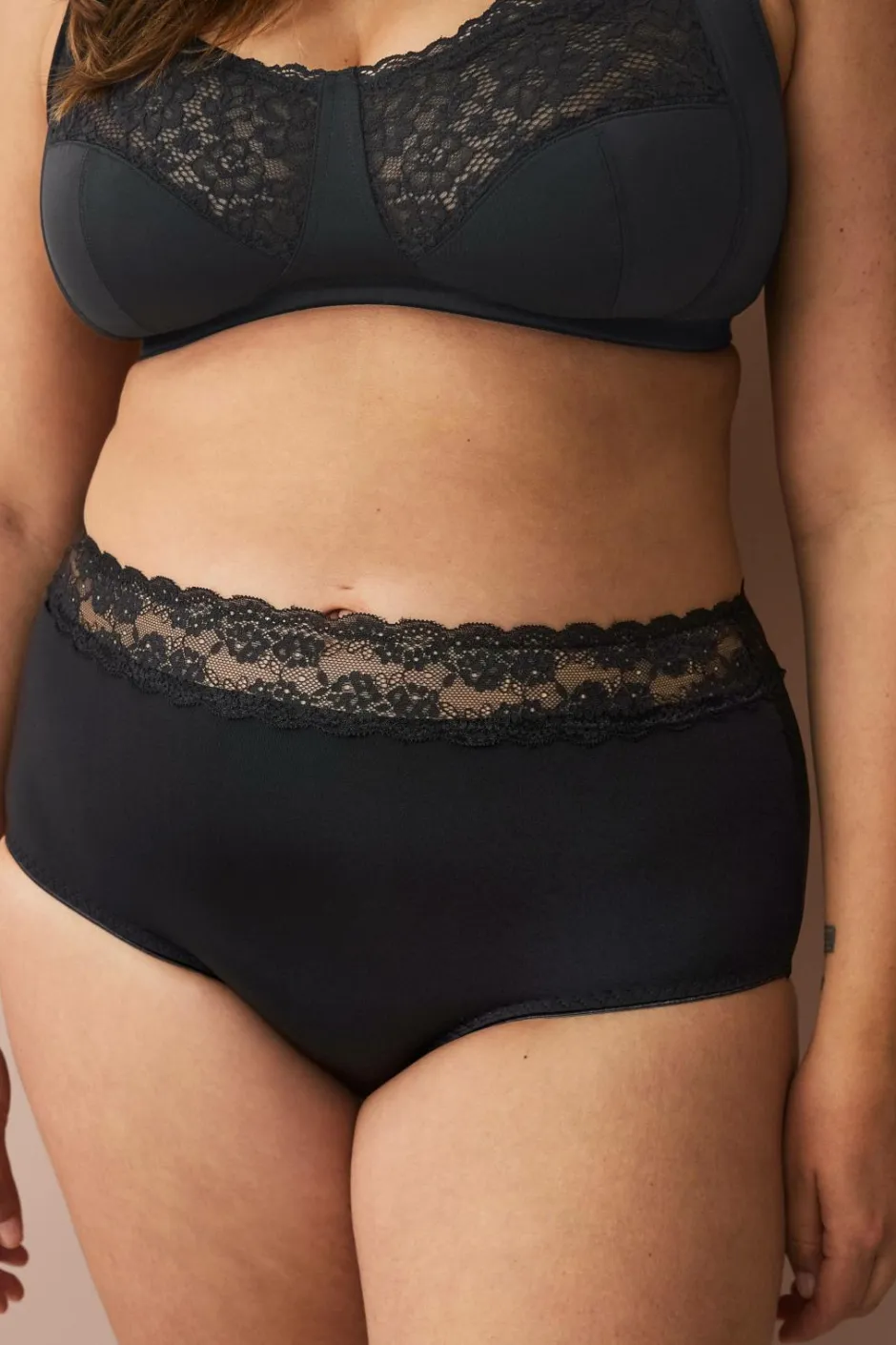 Ellos Plus collection Maxi-pink i høj model^Dame Trusser