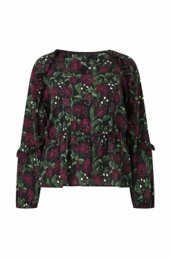 Ellos Plus collection Bluse med volanter^Dame Skjorter & Bluser
