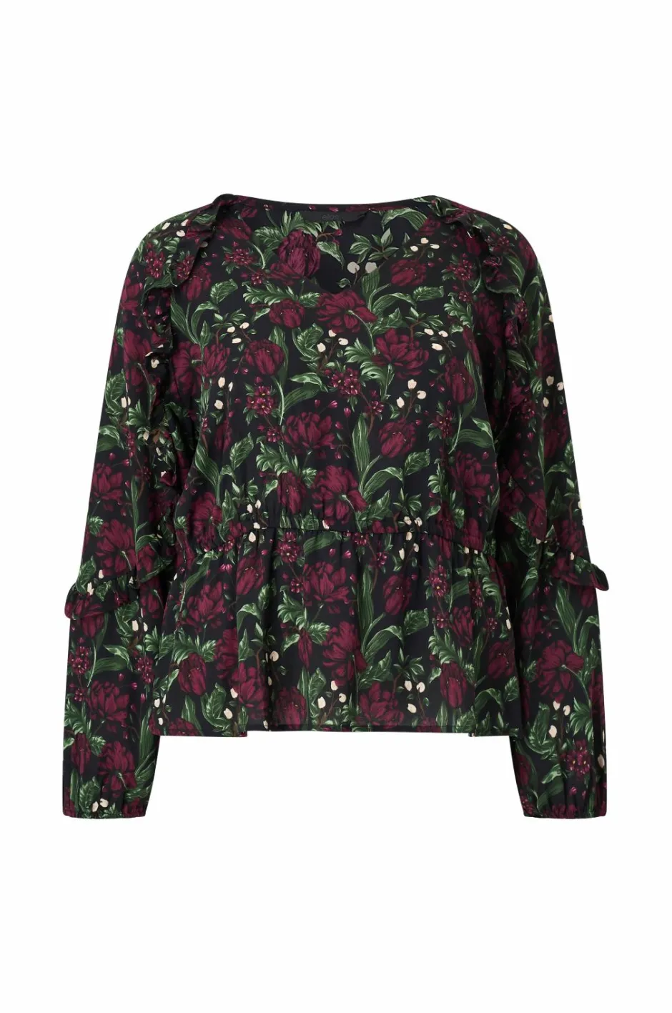 Ellos Plus collection Bluse med volanter^Dame Skjorter & Bluser