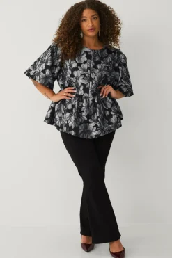 Ellos Plus collection Bluse med pufærmer^Dame Skjorter & Bluser