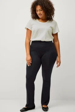Sale Plus collection Soft leggings med en bootcut Dame Tights & Leggings
