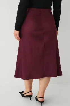 Sale Plus collection Nederdel med elastik i taljen Dame Nederdele