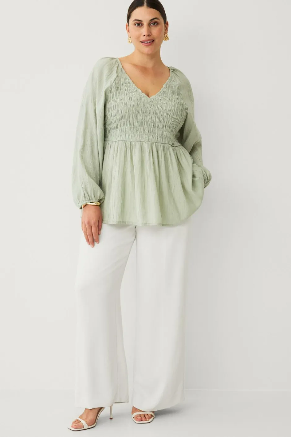 Ellos Plus collection Bluse med kittel^Dame Skjorter & Bluser