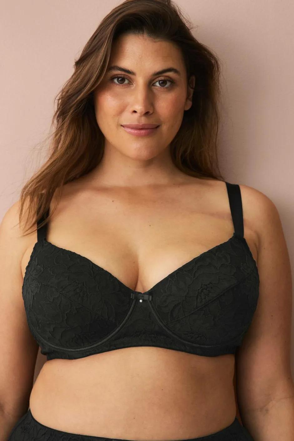 Ellos Plus collection Foret bh med bøjler i blonder^Dame Bh'Er
