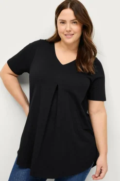 Clearance Plus collection Tunika med v-hals Dame Tunikaer