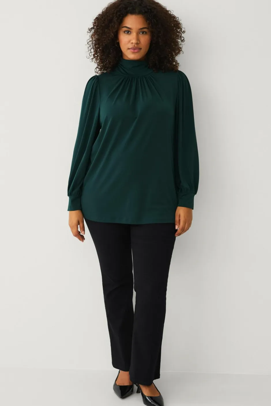 Ellos Plus collection Top med pufærmer^Dame Toppe & Tank-Toppe