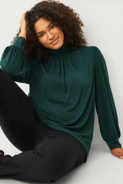 Ellos Plus collection Top med pufærmer^Dame Toppe & Tank-Toppe
