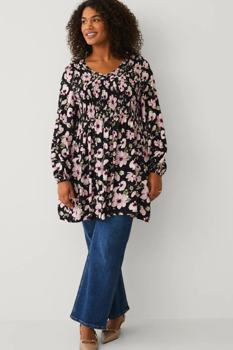 Online Plus collection Tunika med kittel Dame Tunikaer
